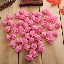 100pcs/lot 3cm PE Foam Roses Artificial Flowers Heads for Home Wedding Party DIY Wreath Decorative Flower Bear Fake Rose Flower 2024 - compre barato