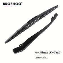 Limpiaparabrisas traseros de coche BROSHOO limpiaparabrisas brazo trasero para Nissan x-trail Hatchback (2008-2013) 355mm, parabrisas Auto Styling 2024 - compra barato