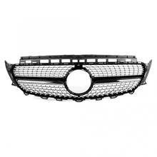 Diamond Style Front Grille Grill Gloss Black Fit for Mercedes Benz W213 2016 2017 2018 2019 car-styling 2024 - buy cheap