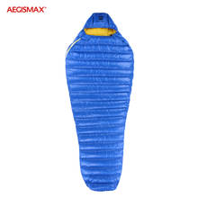 Aegismax leto 36 manuseável ~ 45 promoção, saco de dormir pequeno com embalagem externa fp700 + penas brancas portátil à prova d'água para acampamento 2024 - compre barato