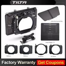 Tilta MB-T12 4*5.65 leve caixa de fibra carbono fosco (braçadeira) 15mm adaptador haste para 5d4 arri vermelho sony dslr câmera gaiola rig 2024 - compre barato