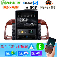 9.7" Vertical Style Car Media GPS CarPlay Android 10.0 360 4*AHD Camera Radio For Toyota Camry 2000-2005 PX6 4+64G Android auto 2024 - buy cheap
