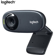 Webcam para computador verificado/c270i, câmera para computador, webcam hd com microfone embutido, 720p, logitech, 100% original 2024 - compre barato