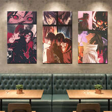 Póster de pared de pintura de Anime, obra de arte de Anime, pegatinas de pared para decoración de sala de estar, murales de lona de Sasuke Itachi, decoración del hogar, 3 piezas 2024 - compra barato