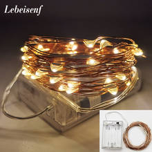 2M 5M 20LED 50LED Strings Copper Wire 3XAA Battery Operated Christmas Wedding Party Decoration LED String Fairy Lights 2024 - buy cheap
