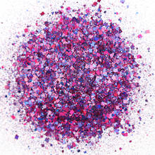 500G Holographic Mixed Square Shape Chunky Nail Glitter Purple Sequins Laser Sparkly Flakes Slices Manicure Nails Art Decoration 2024 - buy cheap