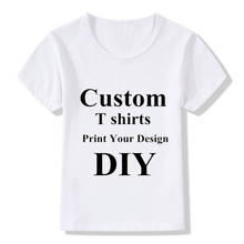 2021 Custom Chirdren T Shirts DIY Print Your Design Kids T-Shirts Boys/Girls DIY Tee Shirts Tops Printing,Contact Seller Frist 2024 - купить недорого