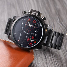 SHIWEIBAO-relojes de cuarzo deportivos para hombre, pulsera militar de acero inoxidable con doble movimiento, de negocios, a la moda, gran oferta 2024 - compra barato