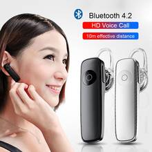 Bluetooth 4,2 наушники беспроводные наушники мини наушники Handsfree Bluetooth гарнитура с микрофоном для iPhone Samsung Huawei Xiaomi 2024 - купить недорого