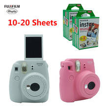 Fujifilm-cámara instantánea INSTAX Mini 9, paquete de película de regalo, 5 colores, regalo de Navidad y Año Nuevo, novedad de 2020 2024 - compra barato