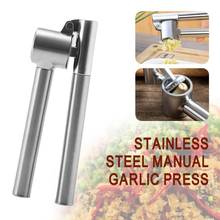 Kitchen Stainless Steel Garlic Press Crusher Home Cooking Vegetables Ginger Squeezer Masher Handheld Ginger Garlic Mincer Tools 2024 - buy cheap