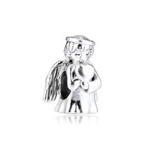 QANDOCCI-abalorio de plata de ley 925 Original de Ángel del Amor, compatible con pulseras Pandora, cuentas para fabricación de joyas kralen 2024 - compra barato