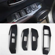 For Lexus NX 2015-2019 Left/Right Hand Drive 4PCS ABS Car Door Window Lift Glass Switch Buttons Cover Molding Car Styling 2024 - buy cheap