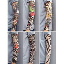 1pcs Tattoo Arm Warmers Set Seamless Sleeve Men and women Riding Driving Ice silk Sunscreen Ice Sleeve Summer Sun UV Protection 2024 - buy cheap