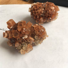 Frete grátis pedras de cristal de aragonita irregular, cristais minerais granulados para decoração doméstica 2024 - compre barato