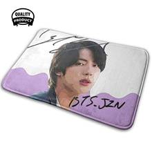 Jin - Autograph Comfortable Door Mat Rug Carpet Cushion Bangtan Jeon Jungkook Jungkook Kpop Jimin Hoseok Taehyung V Namjoon 2024 - buy cheap