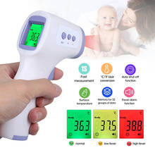 Бесконтактный инфракрасный термометр для измерения температуры тела, домашний цифровой инфракрасный прибор для измерения температуры тела для детей и взрослых 2024 - купить недорого