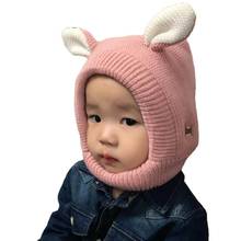 Doitbest chapéus de inverno infantil 2-6 anos, gorros, bebê, chapéu de malha infantil, meninos, meninas, cartoon, filhote de cachorro, veludo, gorro de orelha 2024 - compre barato