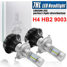 H4 9003 50W 8000LM G7 LED Headlight H1 H7 H8 H9 H11 9005/6 9012 H13 9007 PSX24W 880 Fanless Car Front Bulbs Lamp 6500K White 12V 2024 - buy cheap
