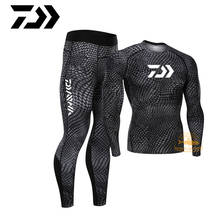 DAIWA Underwear Set Outdoor Beach Swimming Fishing Sunscreen Compression Quick-drying Underwear Sports Fitness Training Clothes 2024 - buy cheap
