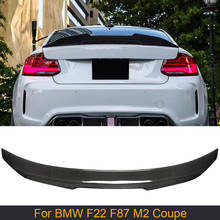 Car Rear Trunk Spoiler Wing for BMW 2 Series F22 F87 M2 Coupe 2014 - 2019 Rear Tail Trunk Boot Lip Wing Spoiler Carbon Fiber 2024 - buy cheap