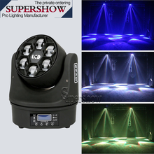 Most popular 6x15w RGBW 4in1 Led Bee Eye Beam Moving Head Light for bar Disco  dj party light effect show 2024 - buy cheap