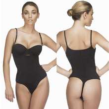 Plus Size Shapewear Tummy Control Underbust Women Body Shaper Thong Girdle Slimming Corrective Underwear Ladies Bodysuits XXXL 2024 - buy cheap