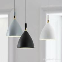 Nordic Simple Hanging Lamp Modern Restaurant Bar Creative Industrial Lamp Clothing Store Cafe Macaroon Ins Chandelier Lighting 2024 - buy cheap