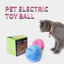 Bola de brinquedo elétrica para animais de estimação, com capa de pelúcia, brinquedos para cães, gatos, bola de rolamento inteligente com capa de pelúcia substituível, 5 peças 2024 - compre barato