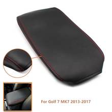 New Microfiber Leather Car Armrest Box Cover For Golf 7 MK7 2013-2017 Central Wear-resistant Comfortable Auto Interior Parts 2024 - buy cheap