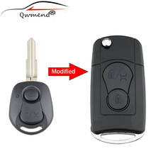 2 Buttons Car Remote Key Shell for Ssangyong Actyon Kyron Rexton Original Key Shell HYN10 Blade for Ssangyong Car Keys Case 2024 - buy cheap