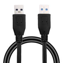 Кабель USB 3,0 A папа-папа USB-USB шнур для передачи данных 3 фута шнур 2024 - купить недорого
