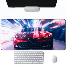 Alfa Romeo-almohadilla de ratón con logo para coche, para Gamer, ordenador grande, 900x400 XXL, para escritorio, tapete, teclado, e-sports, accesorios para videojuegos, 30x60 2024 - compra barato