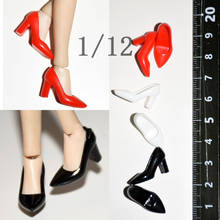 Figura de acción coleccionable a escala 1/12, accesorios femeninos, modelo de zapatos de tacón alto DIY para figura de acción de 6 pulgadas 2024 - compra barato