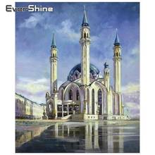 EverShine-Kit de bordado con diamantes de imitación cuadrados, pintura con diamantes de imitación cuadrados, estilo religioso, regalo de Navidad, decoración de diamante 2024 - compra barato