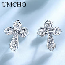 UMCHO-pendientes de plata de ley 925 con purpurina, joyería fina, para mujeres 2024 - compra barato