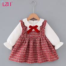 LZH/осенне-зимняя детская одежда для маленьких девочек Детские вечерние платья для девочек, платье принцессы Повседневное платье с длинными рукавами для маленьких девочек 2024 - купить недорого