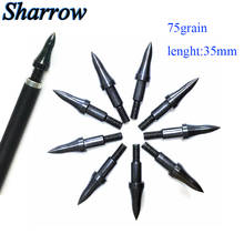 12/30pcs Arrowhead 75Grain Archery Parts Field Tips Inside Diameter 6.2mm Target Point Carbon Steel for Bow and Arrow Shooting 2024 - buy cheap