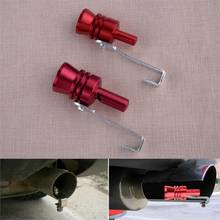 Red Aluminum Car Auto Blow Off Valve BOV Noise Turbo Sound Whistle Simulator Muffler Tip (L/XL) 2024 - buy cheap
