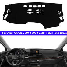 Car Dashboard Cover Dash Mat Carpet Cape For Audi Q5 Q5L 2018 2019 2020 Anti-sun Sun Shade Car Styling Auto Anti-dirty 2024 - buy cheap