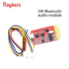 Placa amplificadora de potencia Bluetooth, módulo de audio micro 4,2 estéreo 5W + 5W con carga, altavoz modificado DIY, módulo tipo F, 1 ud. 2024 - compra barato