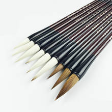 9pcs/set Chinese Calligraphy Pen Multiple Hair Painting Brush Student Beginner Calligraphy Practice Huzhou Writing Brushes 2024 - buy cheap