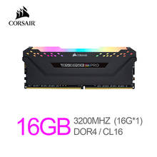 Corsair Vengeance RAM RGB Pro 16GB (1x16GB) DDR4 3200 (PC4-25600) C16 Desktop Memory-Black 2024 - buy cheap