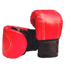 Faux Leather High Quality Adult Ladies / Men's Boxing Gloves Leather MMA Muay Thai Sanda Equipments 8 10 12 6OZ boks 2024 - buy cheap