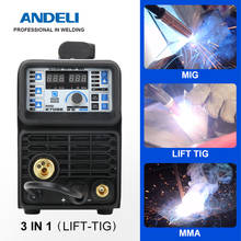 ANDELI MIG-270SE 3 in 1 tig mig Welder 110V/220V MIG TIG MMA Welding Machine Gasless Welder Mig Welding Machine 2024 - buy cheap