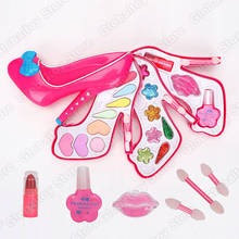 Kids Makeup Set Baby Cosmetics For Girl Makeup Toys Cute High heel styling Pretend Play Make up Makeup Toys For Girl Toys 2024 - buy cheap