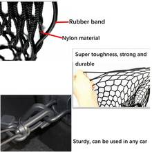 Автомобильные сетки-держатели в багажник 100x50 см эластичный прочный нейлоновый грузовой органайзер для хранения в багаже сетка с крючками для автомобиля фургон пикап SUV MPV 2024 - купить недорого