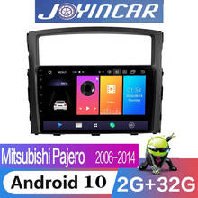 Автомагнитола 2DIN для Mitsubishi Pajero V80 V90 2006 2007 2008 2009 2010 2011 2012 2013 2014 Android 10 2024 - купить недорого