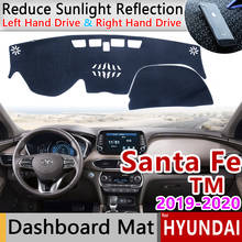 Para Hyundai Santa Fe 2019 2020 TM Anti-Slip Mat panel de cubierta almohadilla sombrilla salpicadero proteger alfombra Anti-UV Dash accesorios de coche 2024 - compra barato