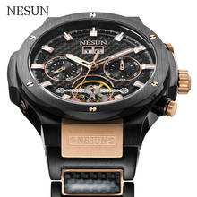 NESUN Watch Men's Mechanical Watch New Business Luminous Waterproof Moon Phase Men's Watches Relogio Masculino Men's Clock 2020 2024 - buy cheap